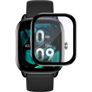 Amazfit Gts 4 Mini Tam Kaplayan Nano Cam Ekran Koruyucu Siyah