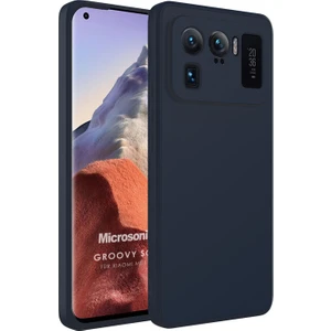 Xiaomi Mi 11 Ultra Kılıf Groovy Soft Lacivert