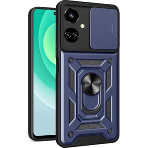 Tecno Camon 19 Kılıf Impact Resistant Lacivert