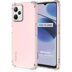 Realme C35 Kılıf Shock Absorbing Şeffaf