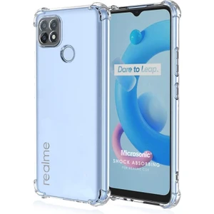 Realme C25 Kılıf Shock Absorbing Şeffaf