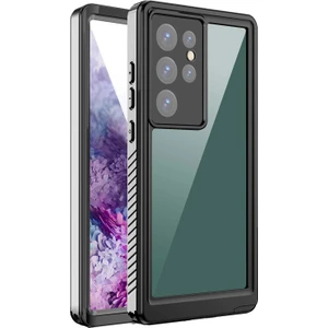 S23 Ultra Kılıf Waterproof 360 Full Body Protective Siyah
