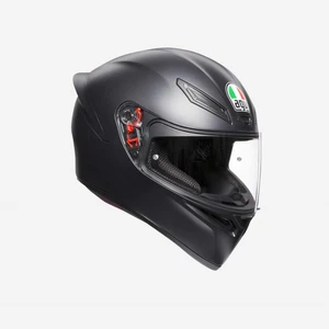 Agv K1 Solid Mat Siyah Kapalı Kask Yeni Sezon