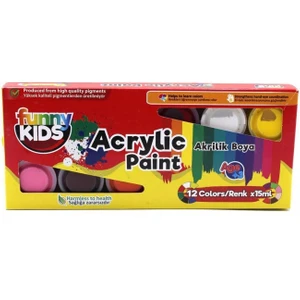 Funny Kids Akrilik Boya Seti 12X15ML