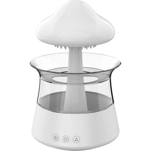 Bulut Yağmur Damlası Nemlendirici Esansiyel Yağ Difüzörü 300ML Zamanlayıcı ile (Yurt Dışından)