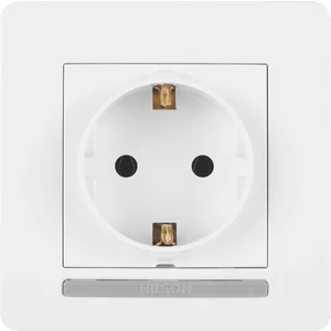 Selene Beyaz Topraklı Priz