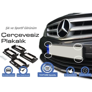 Çerçevesiz Plaka Tutucu Plakalık