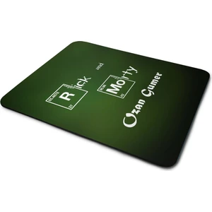 Hediye Zengini Kişiye Özel Rick And Morty Periyodik Tasarım Baskılı Mouse Pad