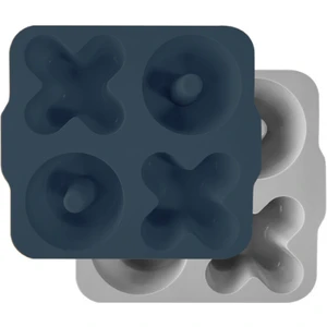 Oioi Xoxo Silikon Kek Kalıbı 2li Deep Blue - Powder Grey