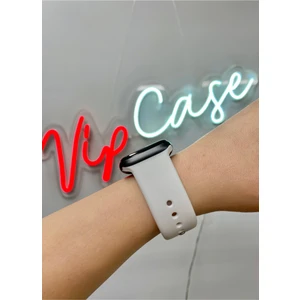 Vip Case 42mm-44mm-45mm 1 2 3 4 5 6 7 8 9 10 ve SE Serileri ile Uyumlu Apple Watch Silikon Kordon