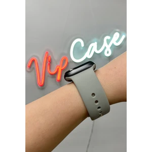 Vip Case 42mm-44mm-45mm 1 2 3 4 5 6 7 8 9 10 ve SE Serileri ile Uyumlu Apple Watch Silikon Kordon