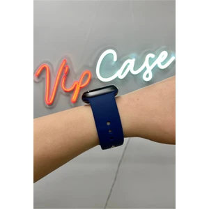 Vip Case 42mm-44mm-45mm 1 2 3 4 5 6 7 8 9 10 ve SE Serileri ile Uyumlu Apple Watch Silikon Kordon