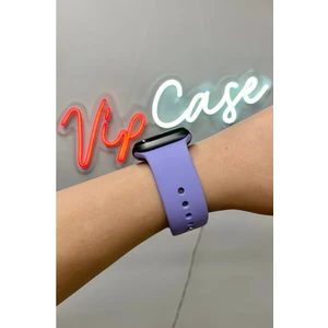 Vip Case 42mm-44mm-45mm 1 2 3 4 5 6 7 8 9 10 ve SE Serileri ile Uyumlu Apple Watch Silikon Kordon