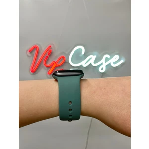 Vip Case 42mm-44mm-45mm 1 2 3 4 5 6 7 8 9 10 ve SE Serileri ile Uyumlu Apple Watch Silikon Kordon