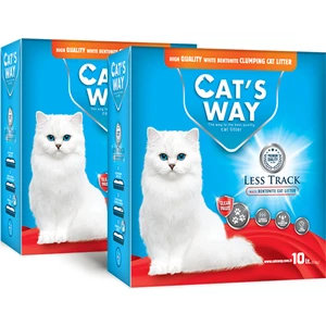 Cat's Way Patiye Yapışmayan Kedi Kumu (10L. x 2Adet)