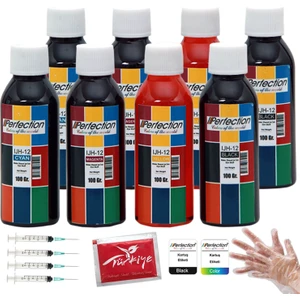 Canon Gı-41 G1430 G2470 G3470 G4470 Uyumlu 4 Renk Mürekkep Dolum Seti 8X100 Ml.
