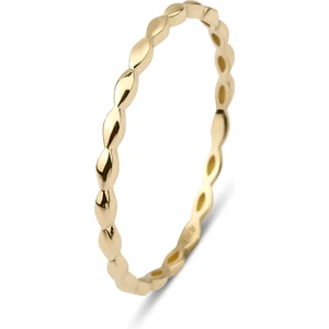 Kairos Jewelry 14 Ayar Altın Tamtur Yaprak Yüzük KRS091-14GR