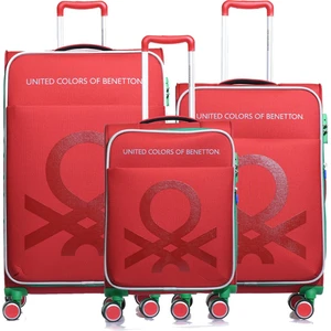 United Colors Of Benetton 14BNT2200-Set-KR Kırmızı Unisex 3 Lü Set Bavul