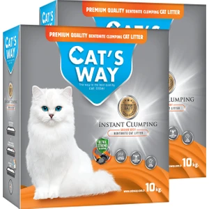 Cat's Way Sodyum Bentonitli Kedi Kumu (10Kg. x 2Adet)