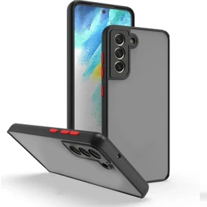 Galaxy S23 Plus Kılıf 3D Kamera Korumalı Arkası Mat Kenarları Renkli Smoke Case