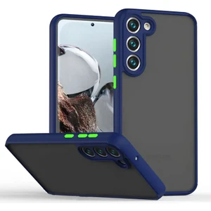 Galaxy S23 Plus Kılıf 3D Kamera Korumalı Arkası Mat Kenarları Renkli Smoke Case