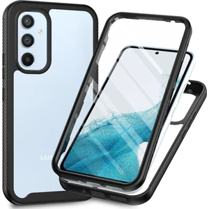 Samsung Galaxy A34 5g Için Dahili Ekran Koruyucu Tam Gövde Koruma Telefon Kılıfı - Siyah (Yurt Dışından)