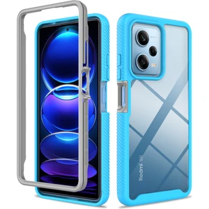 Xiaomi Poco X5 Pro Için Hibrit Bumper Tam Koruma Telefon Kılıfı - Mavi (Yurt Dışından)