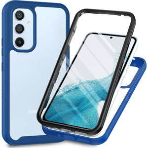 Samsung Galaxy A54 5g Için Dahili Ekran Koruyucu Tam Gövde Koruma Telefon Kılıfı - Lacivert (Yurt Dışından)