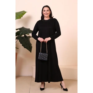 Tesettur Giyim Elbise Boydan Kadin Anne Buyuk Beden Elbise