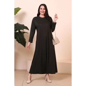 Tesettur Giyim Elbise Boydan Kadin Anne Buyuk Beden Elbise