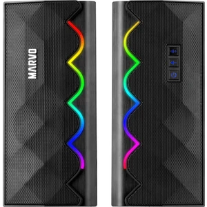 SG-269 GT60 Wired / Wireless  2.0 Stero Rgb Gaming Speaker