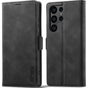 Samsung Galaxy S22 Ultra 5g Için Ince Kapaklı Deri Cüzdan Standı Telefon Kılıfı (Yurt Dışından)