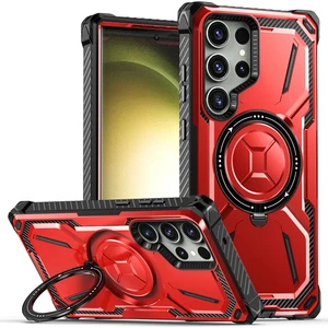 Samsung Galaxy S23 Ultra Için Çift Katmanlı Manyetik Stand Telefon Kılıfı, Magsafe Şarjı ile Uyumlu (Yurt Dışından)