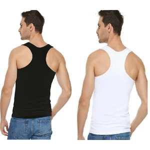 Elit 1304 6'lı Paket Erkek Rambo Modal Elastan Spor Atlet ( 3 Beyaz- 3 Siyah)