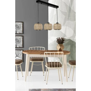 Tıger 3 Lü Sıralı Rattan Sarkıt