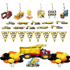 Çıtı Pıtı Store Inşaat Temalı Doğum Günü Süsleri