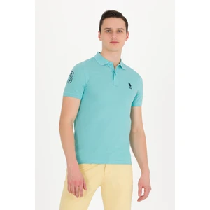 U.S. Polo Assn. Erkek Mint Basic T-Shirt 50264891-VR090