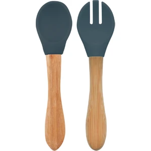 Oioi Mama Kaşığı Çatal Seti 9+ Ay Deep Blue