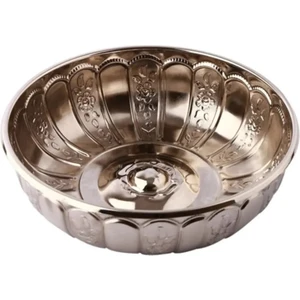 Hamam Tası Osmanlı Motifli Metal Banyo Tası