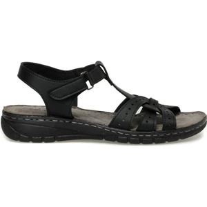 158589.Z3FX Siyah Kadın Comfort Sandalet