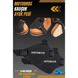 Motosiklet Ayakkabı Koruyucu Kauçuk (Vites Pedalının Ayakkabıya Zarar Vermesini Engeller)