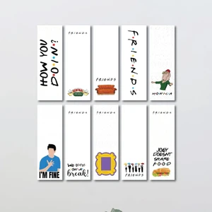 Paytak Moda Friends Dizi Karakter Karışık Tasarım 10 Adet Kitap Ayraç Seti PYTKAYRAC58