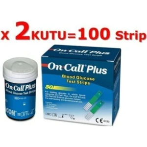 On Call Plus Ölçüm Test Strip (50'lik Test Çubuğu x 2 Kutu)