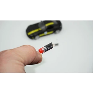 Audi S Line Direksiyon Alüminyum Alaşımlı 3m 3D Sticker Logo 2li Set