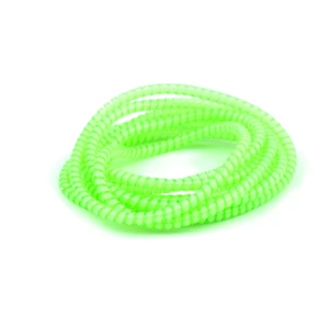Şarj Aleti Kablosu Kablo Kordon Koruyucu Spiral Sarma Kılıf Koruma Afterglow Yeşil 140CM