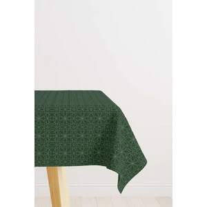 Cango Home Yeşil Beyaz Ramazan Temalı Dekoratif Desenli Dijital Baskılı Masaörtüsü CGH1308-MS