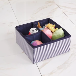 Prendi Home 4'lü Lacivert Çizgili Çekmece Içi Organizer Seti