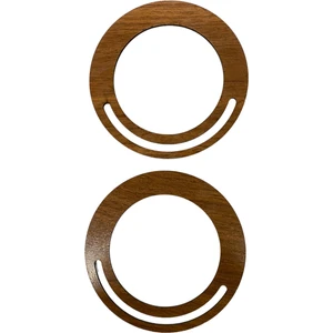 Ala Depo Ahşap Çanta Sapı Mdf Kulp Ceviz (1 Çift)