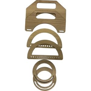Ala Depo Ahşap  Çanta Sapı Mdf Kulp  (3 Çift)