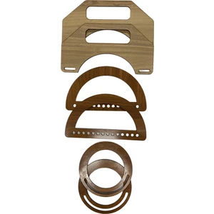 Ala Depo Ahşap  Çanta Sapı Mdf Kulp  (3 Çift)